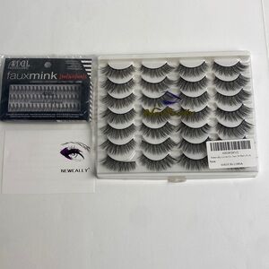 Faux 3D volume wispy falsies lashes Ardell mink individuals